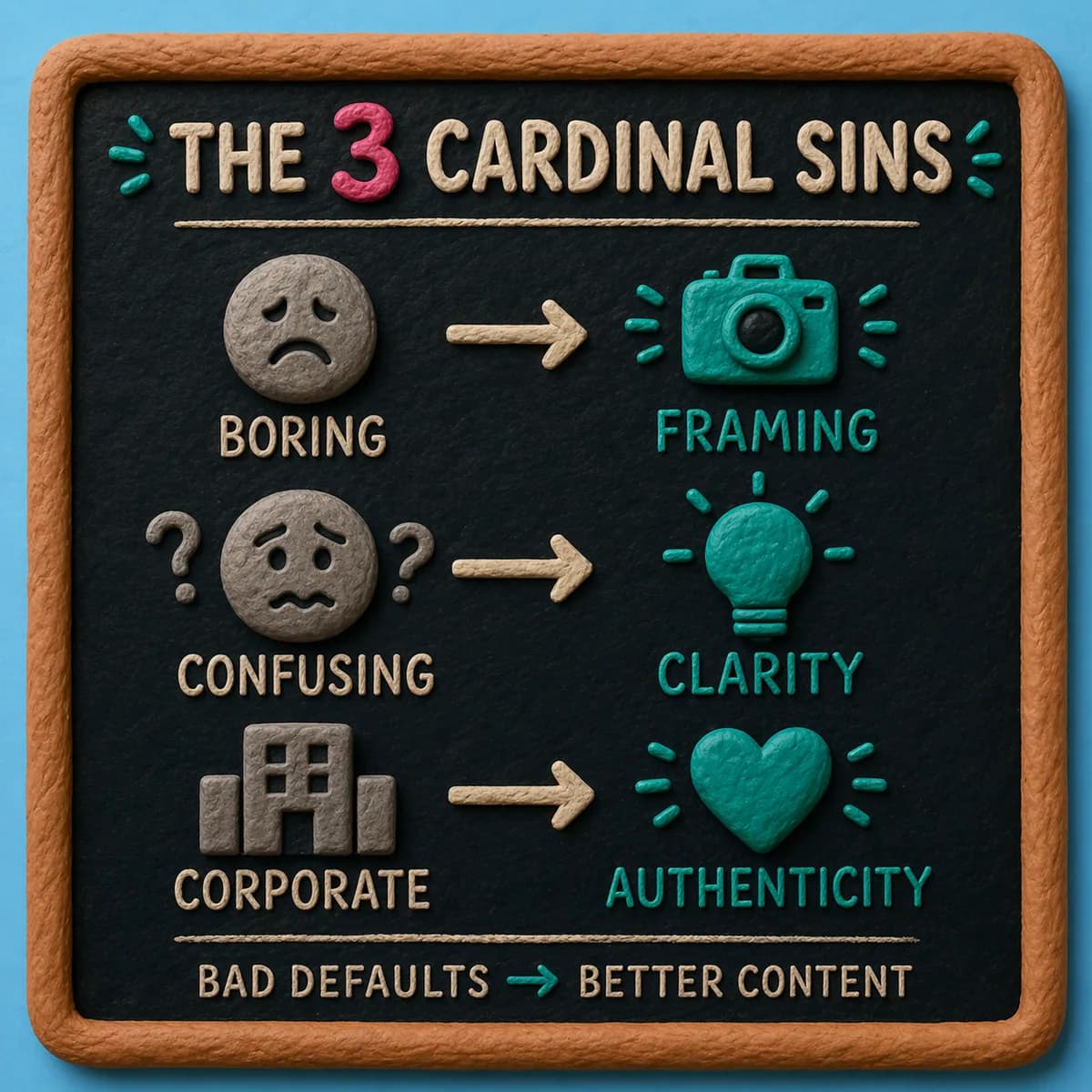 The 3 Cardinal Sins