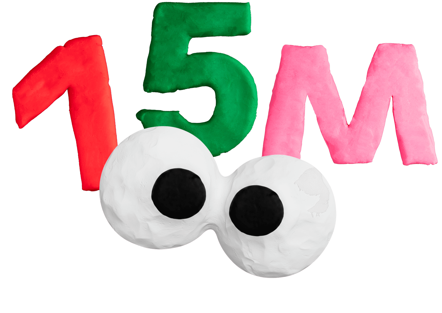 Statistics showing 15 million views generated for clients