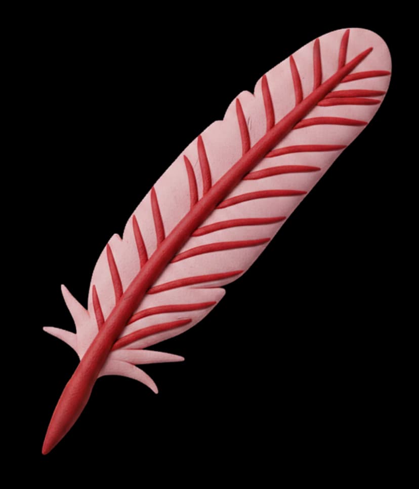 3D clay quill