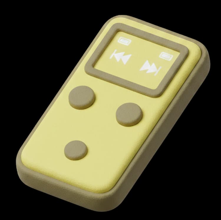 3D clay presentation clicker