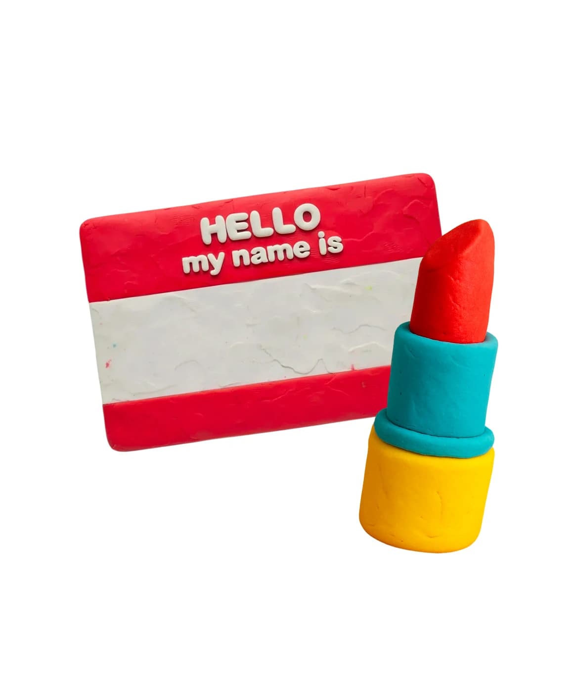 Clay stars and profile icon representing personal branding