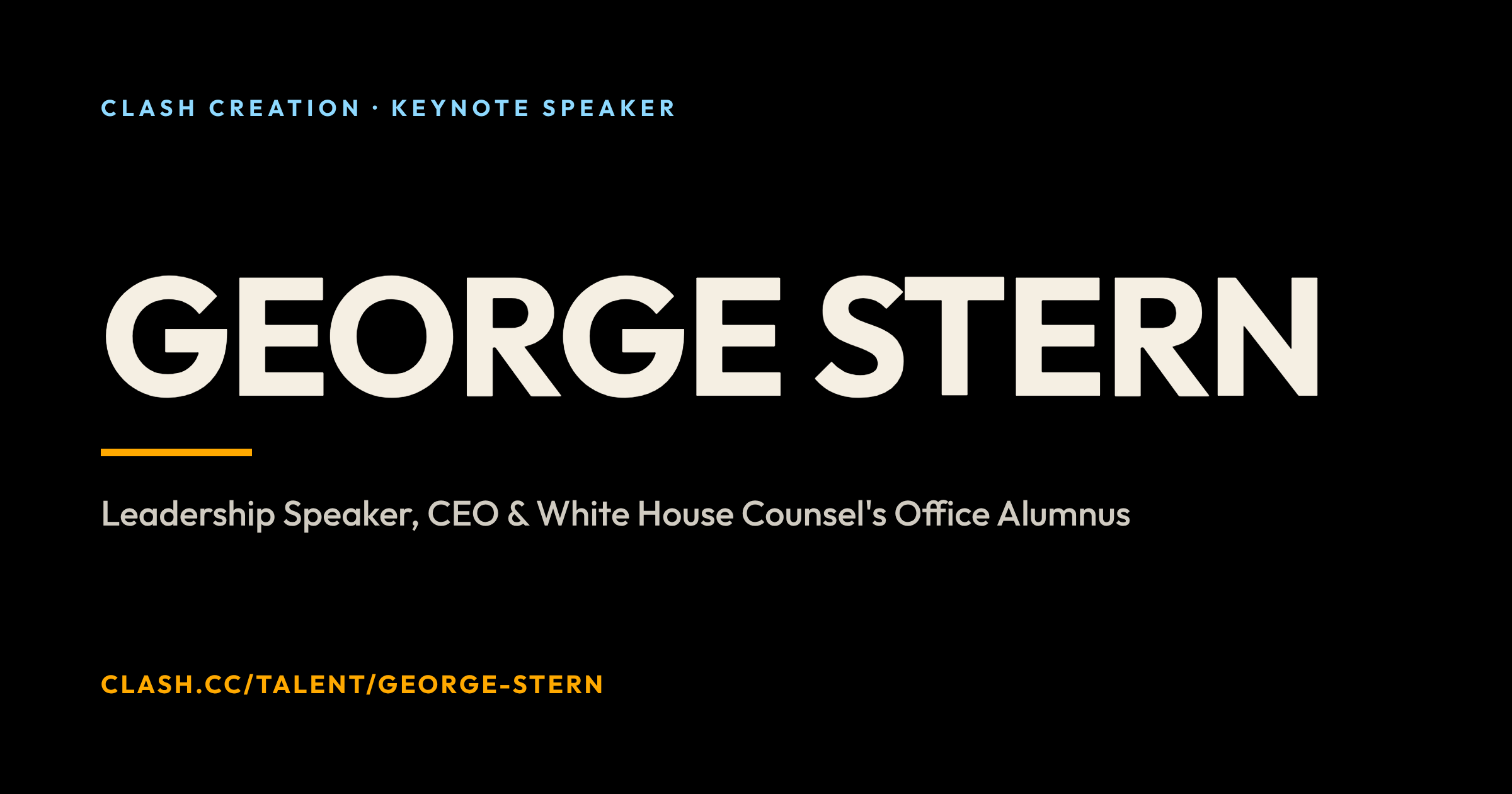 George Stern – Practical Leadership Keynote Speaker